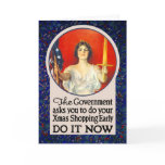 The Government Needs You to Shop Early! Greeting Cards