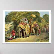 The Governor-General's State Howdah, 1863 (chromol Print