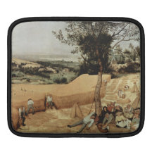 The grain harvest by Pieter Bruegel iPad Sleeves