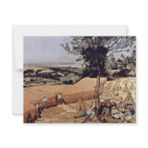 The Grain Harvest Month (August),  By Bruegel D. Personalized Invite