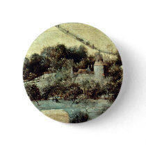 The Grain Harvest Month (August) Detail By Bruegel Pinback Buttons