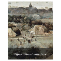 The Grain Harvest Month (August) Detail By Bruegel Custom Flyer