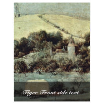 The Grain Harvest Month (August) Detail By Bruegel Personalized Flyer