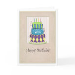 The Grand Cake Birthday Card