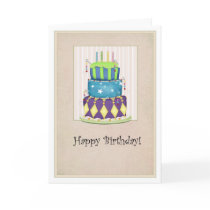The Grand Cake Birthday Card