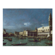 The Grand Canal with the Church of Santa Maria Post Card