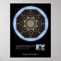 THE GRAND CANYON LODGE, AZ. USA POSTER