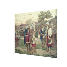 The Grand Duke Meeting with the People Stretched Canvas Prints
