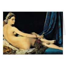 The Grand Odalisque, Français La Grande Odalisque Card