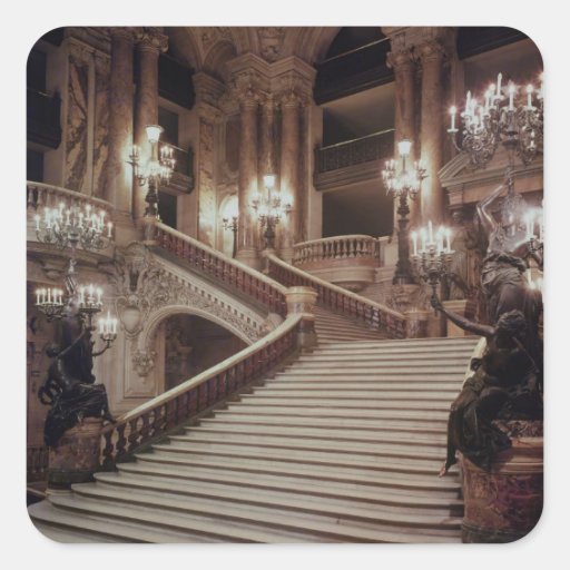 The Grand Staircase of the Opera-Garnier Square Sticker