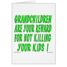 The Grandparent Reward Greeting Card