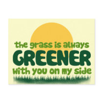 The Grass is Always Greener Post Cards