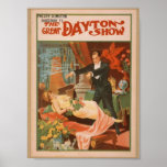 The Great Dayton Show Vintage Theatre Print