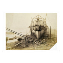 The Great Eastern, 1857 (albumen print) posters