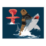 The Great Escape - bear shark cavalry Post Cards