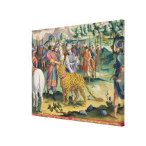 The Great King of the Parthians Hunts with his Tam canvas prints