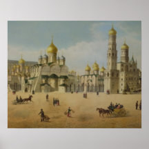 The Great Kremlin Palace and the Cathedrals of the Posters