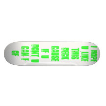 THE GREAT MESSAGE BOARD SKATEBOARD DECK