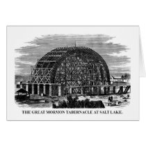 The Great Mormon Tabernacle at Salt Lake Cards