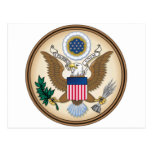 The Great Presidential Seal of the USA Postcards