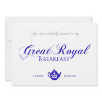 The 'Great Royal Breakfast' Invites