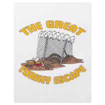 the great turkey escape thanksgiving day humour flyer