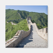The Great Wall of China in Beijing, China Magnets
