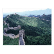 The Great Wall of China near Beijing Postcard