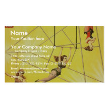 The great Wallace shows An innovation in aerialism Business Card