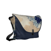 The great wave bag messenger bags