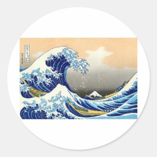 The Great Wave - Hokusai Sticker