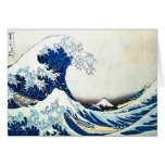 "The Great Wave" Japanese Painting by Hokusai Cards