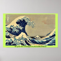 The great wave of Kanagawa by Katsushika,Hokusai Poster
