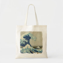 The Great Wave off Kanagawa (神奈川沖浪裏) Canvas Bags