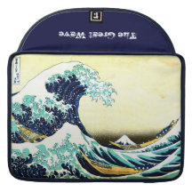 The Great Wave off Kanagawa (神奈川沖浪裏) Sleeves For MacBook Pro