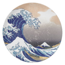 The Great Wave off Kanagawa - 神奈川沖浪裏 Party Plates