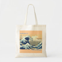 The Great Wave Off Kanagawa Tote Bags