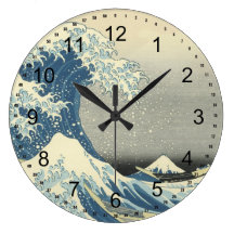The Great Wave off Kanagawa Wallclock