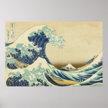 The Great Wave Off Shore of Kanagawa Poster