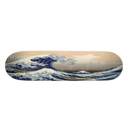 The Great Wave Skateboard Mini