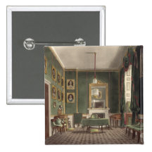 The Green Closet, Buckingham House, from 'The Hist Pinback Button