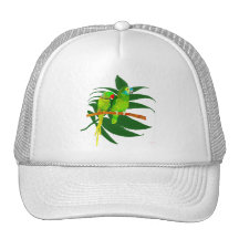 The Green Parrots apparel Hats