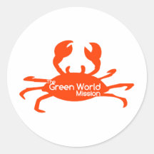 The Green World Mission Sticker