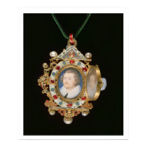 The Gresley Jewel, with miniature portraits of Sir posters