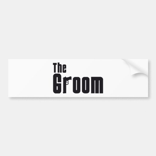 The Groom (Mafia) Bumper Sticker