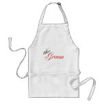 The Groom (Red) Apron