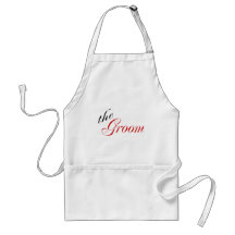 The Groom (Red) Apron