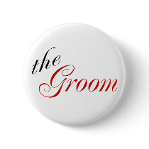 The Groom (Red) Pin