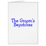 The Grooms Beyotches (Blue) Cards