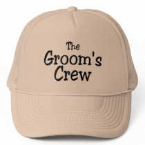 The Grooms Crew Wedding Mesh Hats